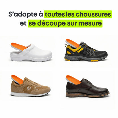 Semelles orthopédiques – Soulagement du talon et de la fasciite plantaire