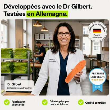 Semelles orthopédiques – Soulagement du talon et de la fasciite plantaire